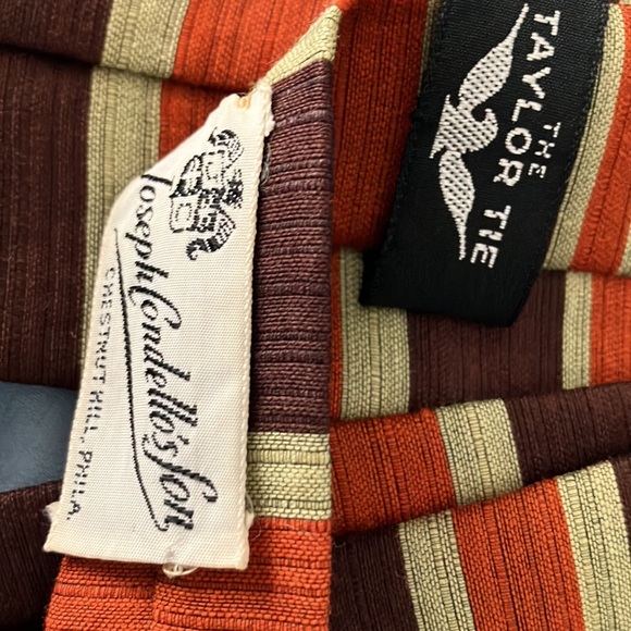 “The Tailor Tie” Joseph Condello’s Son Vintage square tipped tie - Picture 3 of 3
